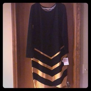 LuLaRoe Debbie black and gold